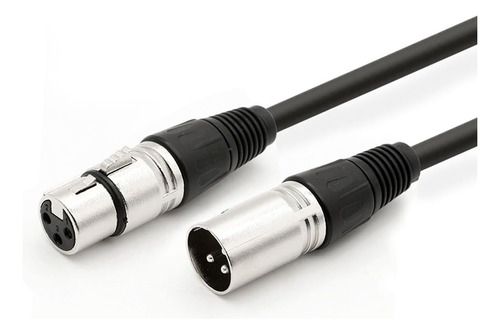 Dremake Cable Xlr De Micrófono Low Z De 5 M, Xlr Macho De 3 