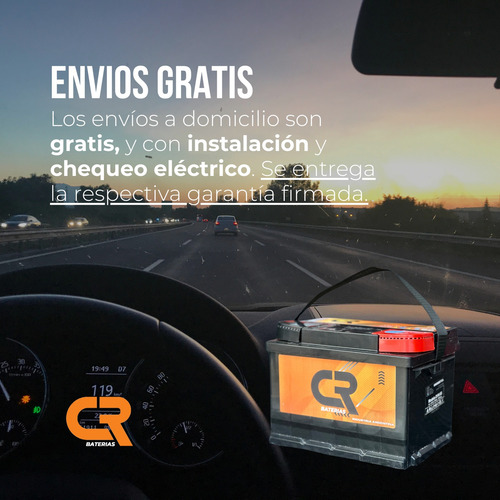 Bateria Moura M24kd 12x75 Baja Peugeot Citroen Envio Gratis Derecho