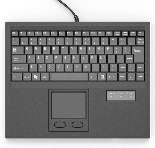 Teclado Impermeable Industrial Touchpad Gris Usb E-sds