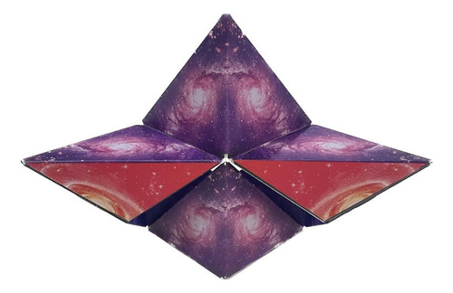 Cubo Mágico Shape Shifting Galaxy Infinito Magnético Estrutura Colorido