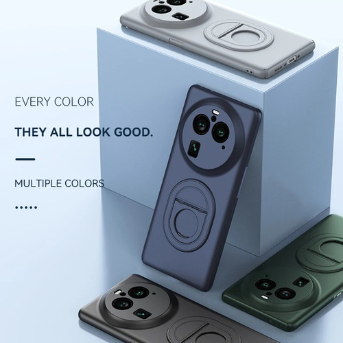 Zt 1pcs Funda Para Oppo Find X6 7 Ultra 11 Pro Anillo