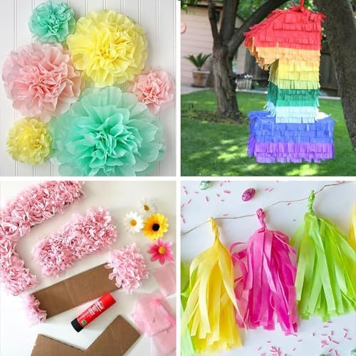 240 Hojas De Papel De Seda Para Bolsas De Regalo, 24 Papel A
