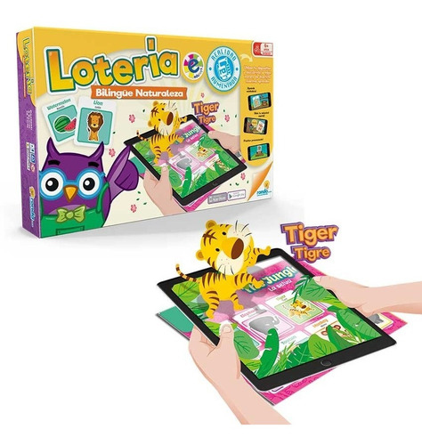 Lotería Didáctica Infantil Bilingüe Naturaleza De Ronda