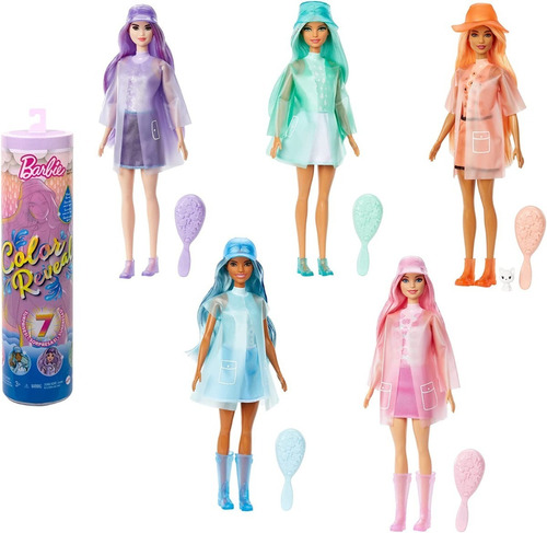 Barbie Sorpresa Lluvia Y Sol Color Reveal Hdn71