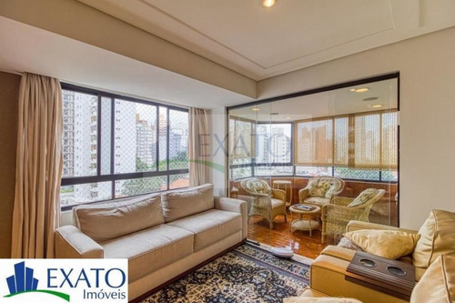 Imagem 8 de 15 de Moema Passaros, Maravilhoso Apartamento 3 Suites 3 Vagas 210m² Próximo Aa O Parque Ibirapuera - Em24044