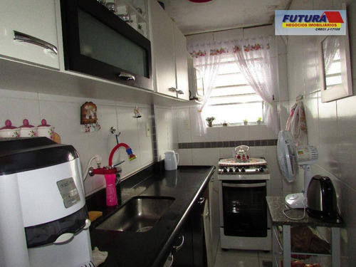 Apartamento Com 3 Dormitórios À Venda, 66 M² Por R$ 280.000,00 - Boa Vista - São Vicente/sp - Ap0063