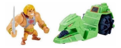 Set Figuras He-man And Ground Ripper Eternia Minis 692k
