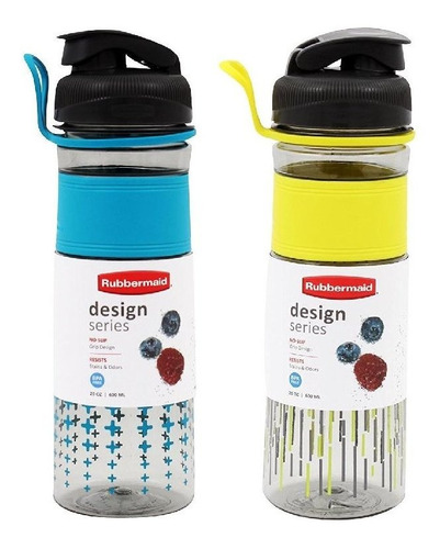 Botella Rubbermaid Hidratación Chug 600cc Celeste