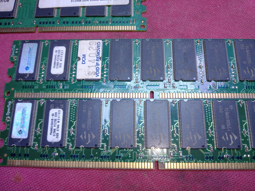 Memorias Ddr 512mb Varias Marcas (Usado)