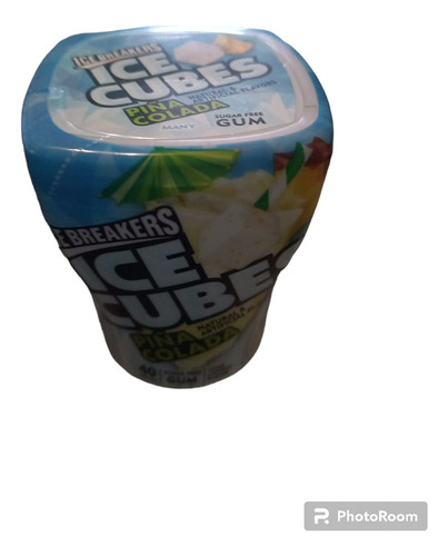 Ice Breakers  Ice Cubes Piña Colada Bote Con 40 Chicles