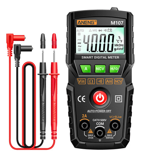 Multímetros Digital Fire Tester Cuenta Con Múltiples Funcion