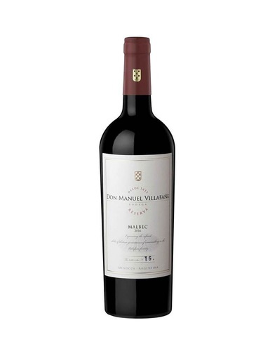 Imagen 1 de 2 de Vino Don Manuel Villafañe Reserva Malbec