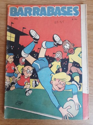 Cómic Barrabases Primera Época Año 3 Número 51 Editora Zig Zag 1957