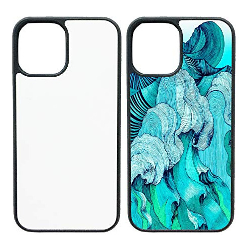 Justry 5 Pcs Sublimation Blanks 2d Phone Case Covers Soft Ru