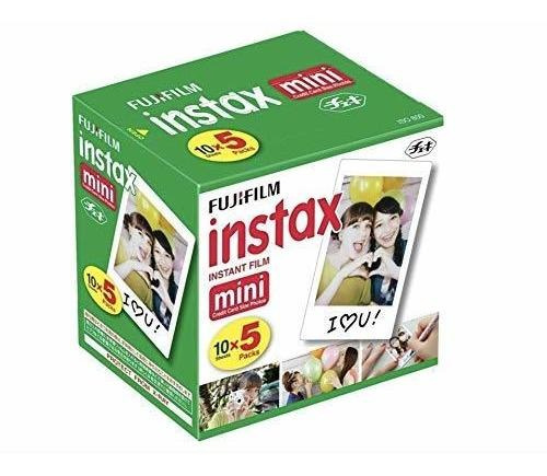 Repuestos Para Fujifilm Instax Mini - 5 Paquetes De 10 Hojas