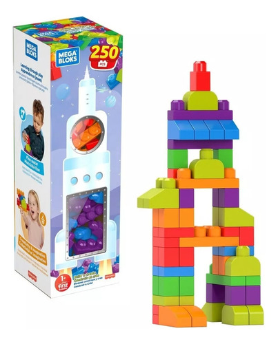 Mega Bloks Juguetes De Construccion Para Bebes 250 Piezas