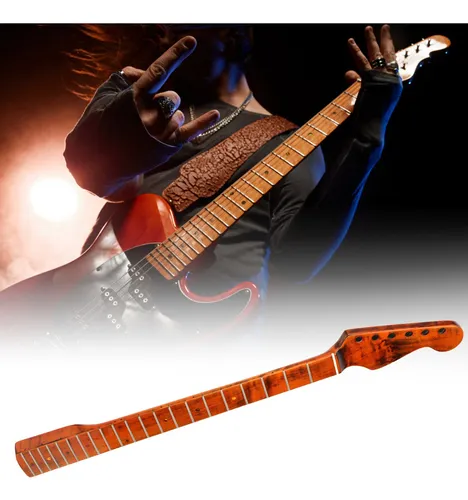 Guitarra Eléctrica Mástil De Arce 21 Trastes Diapasón Musica