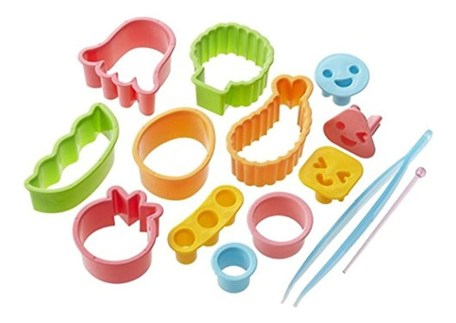 Cutezcute Bento Cortador Con Diseños Divertidos 14 Piezas