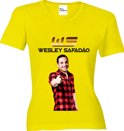 Imagem 3 de 4 de Camiseta Ou Baby Look Wesley Safadão