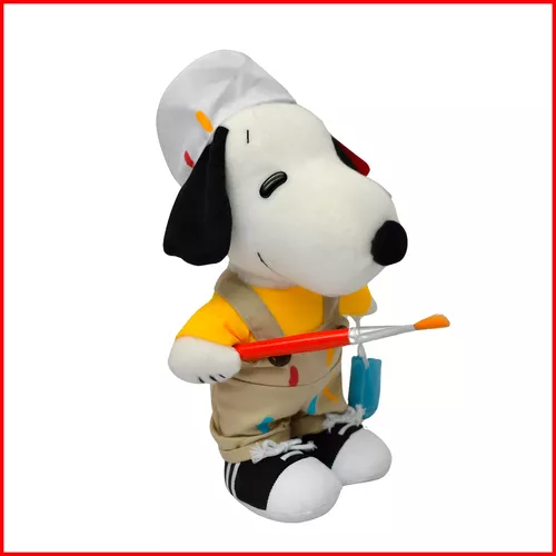 Peluche Snoopy Pintor Albañil Peanuts