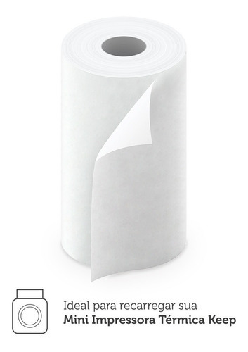 Papel Térmico Branco C/ 3 Rolos 57x30 Keep Kp002 Multilaser