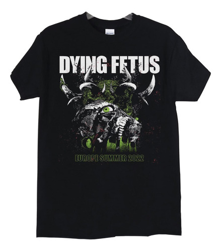 Polera Dying Fetus Tour Europe Summer 2022 Metal Abominatron