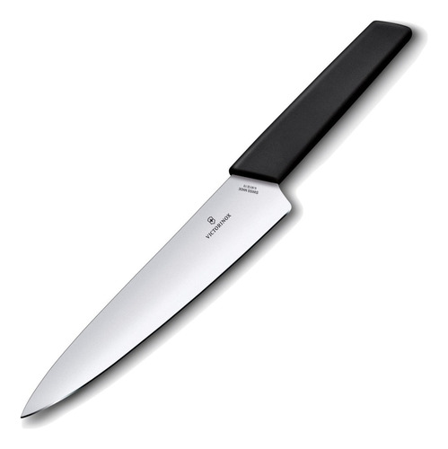 Canivete suíço moderno suíço ergonômico Victorinox Chef de 19 cm, cor preta