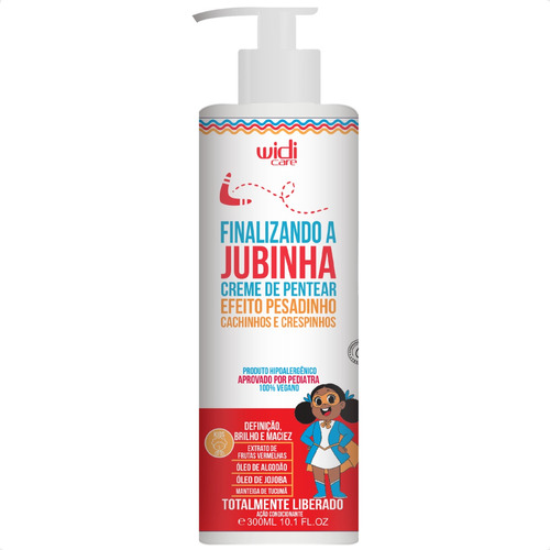 Jubinha Creme De Pentear Efeito Pesadinho 300ml - Widi Care