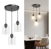 Comprar Canmeijia Lámparas Colgantes De 3 Luces, Luces Colgantes