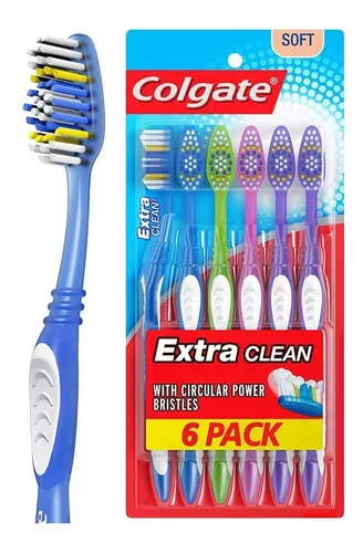 Colgate Extra Clean Cepillo de dientes , Suave, Varía