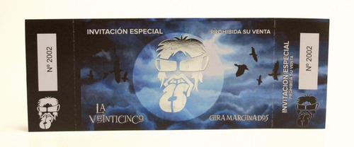 300 Entradas Calco Numeradas Fullcolor Alta Calidad 148x56mm