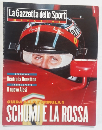 Revista La Gazzetta Dello Sport N° 10 - Schumacher F1 Fs