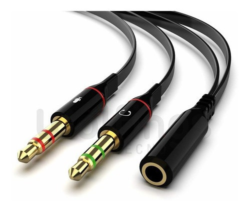 Cable Adaptador 2 Plug 3,5mm Macho A Jack Hembra Audio Psiv