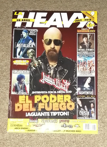 Revista La Heavy N° 401, Completa, Rock Heavy Metal