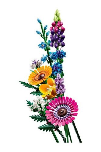Lego Icons Botanical - Ramo De Flores Silvestres - Set 10313