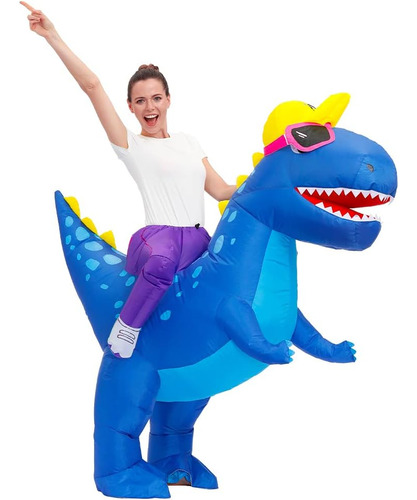 Disfraz Inflable Decalare Para Adultos, Dinosaurio Inflable.