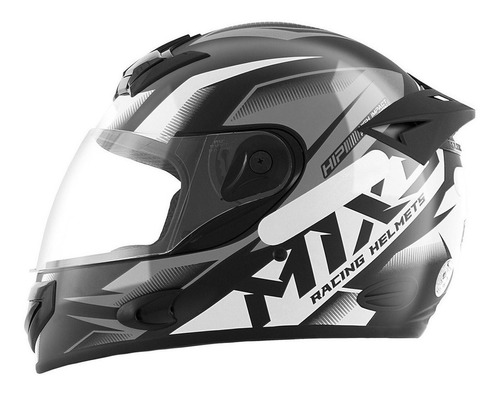 Capacete Para Moto Fechado Mixs Fokker Storm 2019  Cor Grafite Tamanho do capacete 60