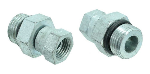 Adaptador Hembra Macho Rosca Giratoria 3/4x3/8 25408480 Color Plata