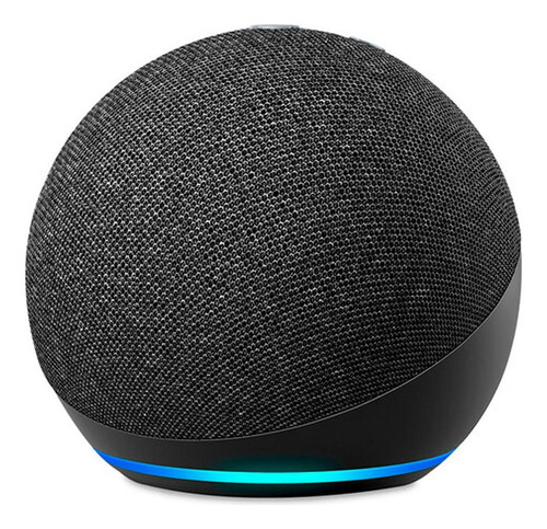 Amazon Echo Dot 4th Gen con asistente virtual Alexa color charcoal 110V/240V