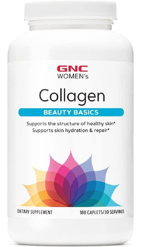 Colágeno Para Mujer Gnc 180 Comprimidos