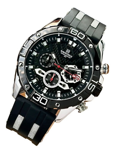 Reloj Caballero Naviforce Goma Funcional Ref Nf8019t