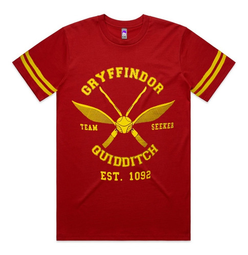 Imagem 2 de 10 de Camiseta Harry Potter Uniforme Hogwarts Grifinoria Quadribol