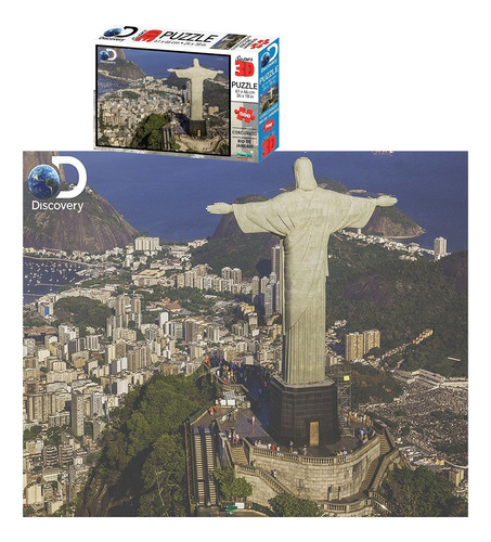 Puzzle Rompecabezas 3d 500 Piezas Rio De Janeiro Prime 3d
