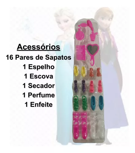 Kit Bonecas Frozen Musical: Rainha Elza+ Princesa Anna 42cm.