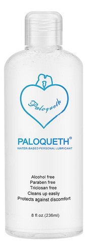Lubricante Natural Paloqueth Q4 236 Ml Base Agua Sin Aceites