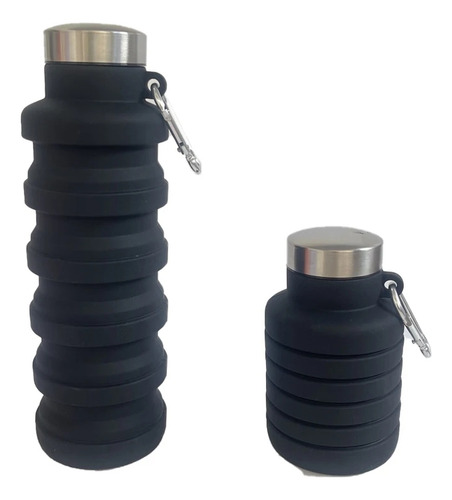 Botella Plegable Termica LĂquidos 600ml Silicona Deportiva