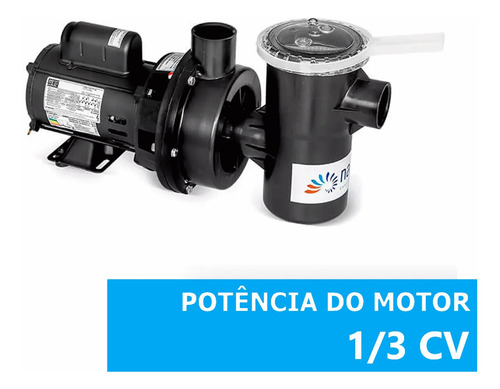 Motobomba Para Piscina Nbfc-1 1/3 Cv Monofásico Nautilus