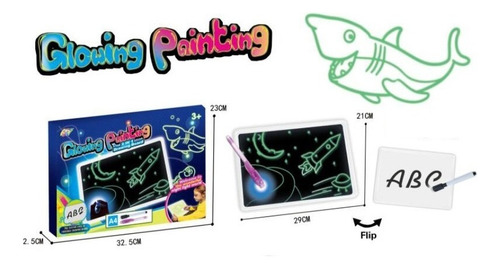A3 Large Luminous Light Drawing Board Tablet Toy 1