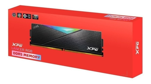 Memória Ddr5 Xpg Lancer 5200mhz 16gb 1x16gb Rgb Pc Desktop
