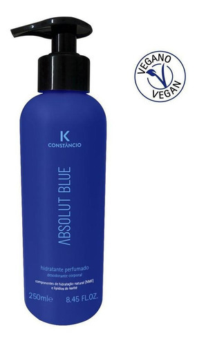  Loção Hidratante Vegana Absolut Blue 250ml K Constancio